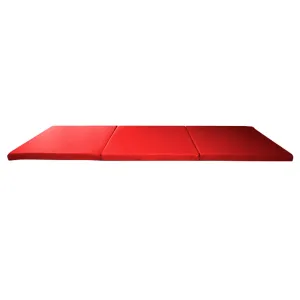 Skládací gymnastická žíněnka inSPORTline Pliago 195x90x5 cm  červená