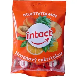 Intact hroznový cukr MULTIVITAMIN pastilky 75g