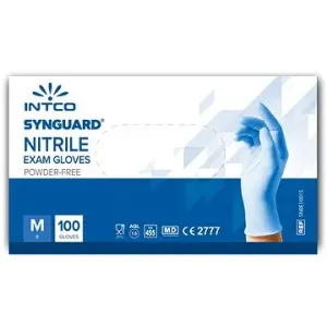 INTCO Jednorázové vyšetřovací nitrilové rukavice (nesterilní, , nepudrované) (Velikost M)