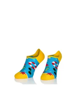 Intenso 037 Luxury Soft Cotton Unisex Kotníkové ponožky, 35-37, tyrkysová