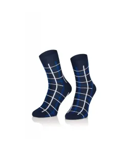 Intenso Superfine 1955 vzorované Pánské ponožky, 41-43, modrá #6027708