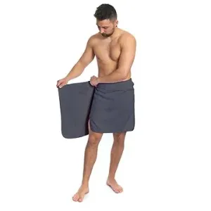 Interkontakt Pánský saunový ručník Dark Grey