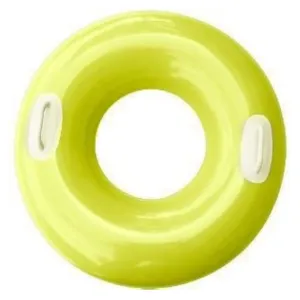 Nafukovací kruh INTEX s držadlem 76 cm - žlutý