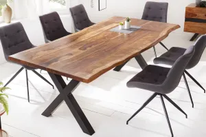 Estila Industriální designový jídelní stůl Steele Craft z masivního palisandrového dřeva 200cm