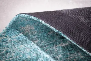 Estila Retro designový koberec Vernon tyrkysové barvě obdélníkového tvaru 240cm