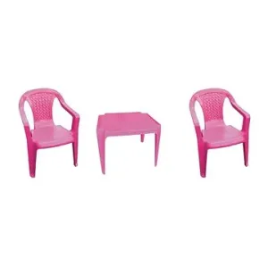 IPAE - sada růžová 2 židličky a stoleček