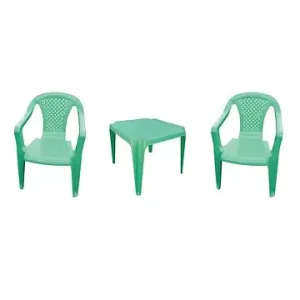 IPAE - sada zelená  2 židličky a stoleček