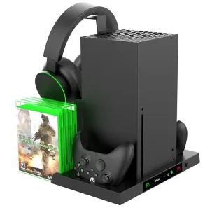 Herní ovladač iPega XBX023 multifunkční nabíjecí stojan s chlazením pro Xbox Series X