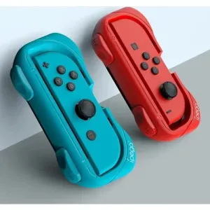 iPega SW055 Grip pro JoyCon Ovladače k Nintendo Switch 2ks modrý/červený