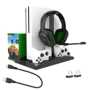 Dokovací stanice iPega XB007 pro Xbox One, One S a One X, Wireless controller a headset