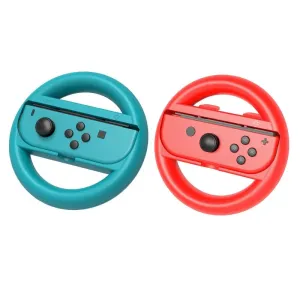 Herní ovladač iPega SW086 Steering Wheel for JoyCon Controllers 2ks Blue/Red