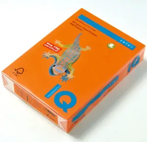 Kancelářský papír IQ A4/80g 500 listů oranžový OR43