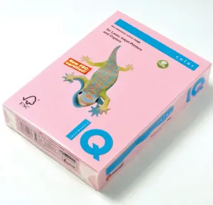 Kancelářský papír IQ A4/80g 500 listů růžový PI25