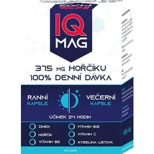 IQ Mag ranní/večerní 60 kapslí