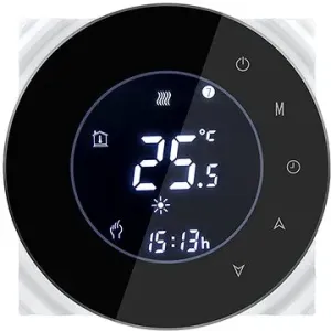 iQtech SmartLife GALW-B, WiFi termostat pro kotle s potenciálovým spínáním, černý