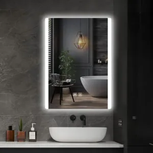 IREDA Koupelnové LED zrcadlo s osvětlením, 70 x 50 cm #5240326