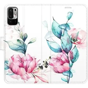 iSaprio flip pouzdro Beautiful Flower pro Xiaomi Redmi Note 10 5G