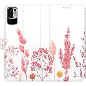 iSaprio flip pouzdro Pink Flowers 03 pro Xiaomi Redmi Note 10 5G