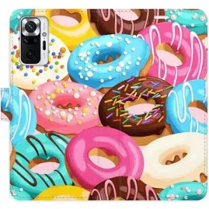 iSaprio flip pouzdro Donuts Pattern 02 pro Xiaomi Redmi Note 10 Pro