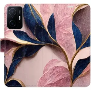 iSaprio flip pouzdro Pink Leaves pro Xiaomi 11T / 11T Pro