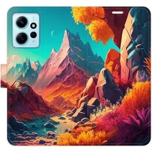 iSaprio flip pouzdro Colorful Mountains pro Xiaomi Redmi Note 12 5G