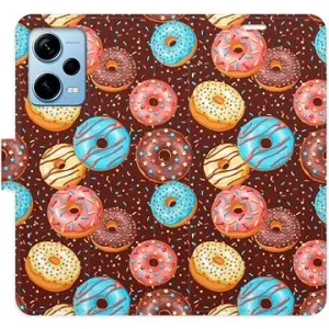 iSaprio flip pouzdro Donuts Pattern pro Xiaomi Redmi Note 12 Pro+ 5G