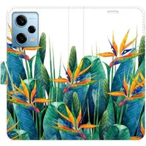 iSaprio flip pouzdro Exotic Flowers 02 pro Xiaomi Redmi Note 12 Pro 5G / Poco X5 Pro 5G