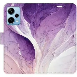 iSaprio flip pouzdro Purple Paint pro Xiaomi Redmi Note 12 Pro+ 5G