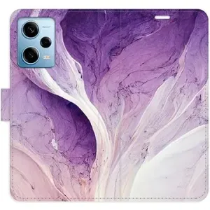 iSaprio flip pouzdro Purple Paint pro Xiaomi Redmi Note 12 Pro 5G / Poco X5 Pro 5G