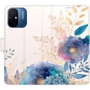 iSaprio flip pouzdro Ornamental Flowers 03 pro Xiaomi Redmi 12C
