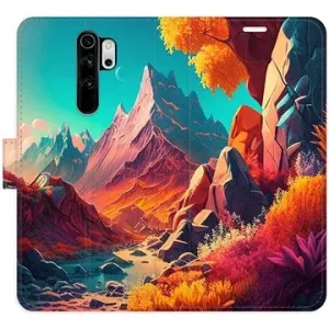 iSaprio flip pouzdro Colorful Mountains pro Xiaomi Redmi Note 8 Pro