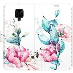 iSaprio flip pouzdro Beautiful Flower pro Xiaomi Redmi Note 9 Pro / Note 9S