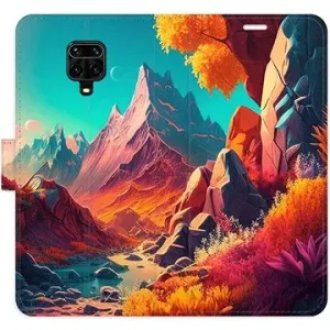 iSaprio flip pouzdro Colorful Mountains pro Xiaomi Redmi Note 9 Pro / Note 9S