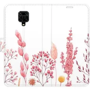 iSaprio flip pouzdro Pink Flowers 03 pro Xiaomi Redmi Note 9 Pro / Note 9S