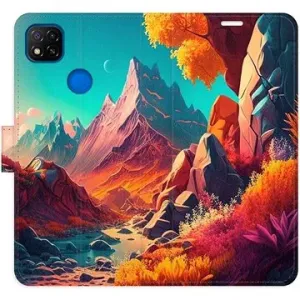 iSaprio flip pouzdro Colorful Mountains pro Xiaomi Redmi 9C