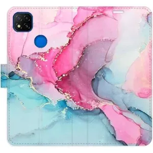 iSaprio flip pouzdro PinkBlue Marble pro Xiaomi Redmi 9C