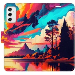 iSaprio flip pouzdro Colorful Mountains 02 pro Samsung Galaxy M52 5G
