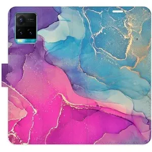 iSaprio flip pouzdro Colour Marble 02 pro Vivo Y21 / Y21s / Y33s