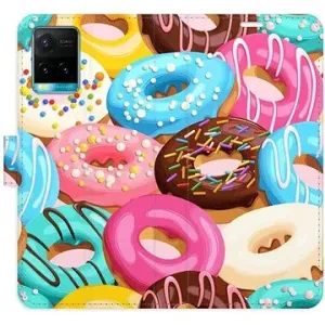 iSaprio flip pouzdro Donuts Pattern 02 pro Vivo Y21 / Y21s / Y33s