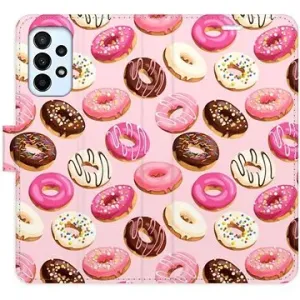 iSaprio flip pouzdro Donuts Pattern 03 pro Samsung Galaxy A23 / A23 5G