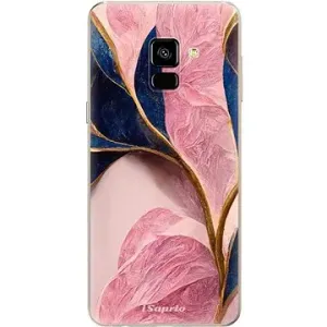 iSaprio Pink Blue Leaves pro Samsung Galaxy A8 2018