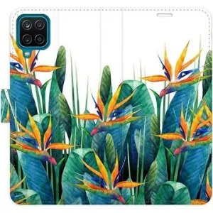 iSaprio flip pouzdro Exotic Flowers 02 pro Samsung Galaxy A12