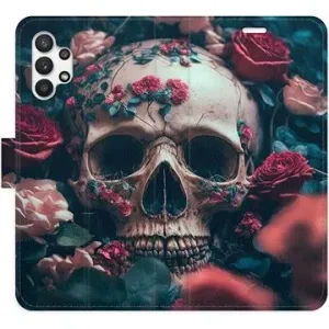 iSaprio flip pouzdro Skull in Roses 02 pro Samsung Galaxy A32