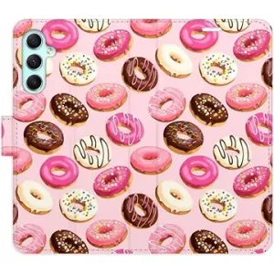 iSaprio flip pouzdro Donuts Pattern 03 pro Samsung Galaxy A34 5G