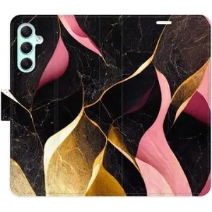 iSaprio flip pouzdro Gold Pink Marble 02 pro Samsung Galaxy A34 5G