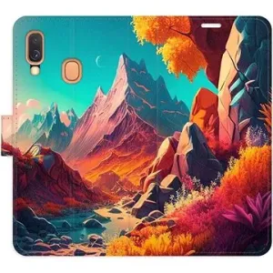 iSaprio flip pouzdro Colorful Mountains pro Samsung Galaxy A40