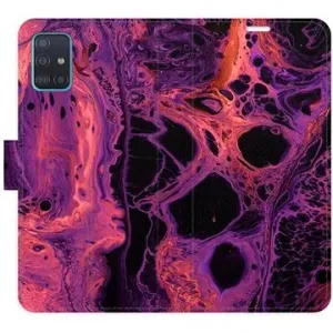 iSaprio flip pouzdro Abstract Dark 02 pro Samsung Galaxy A51