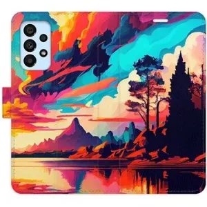 iSaprio flip pouzdro Colorful Mountains 02 pro Samsung Galaxy A53 5G