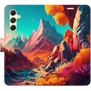 iSaprio flip pouzdro Colorful Mountains pro Samsung Galaxy A54 5G