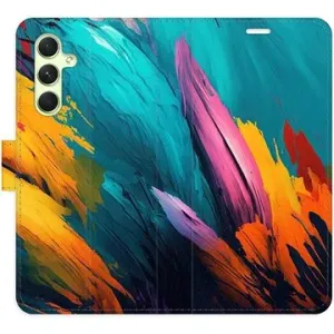 iSaprio flip pouzdro Orange Paint 02 pro Samsung Galaxy A54 5G